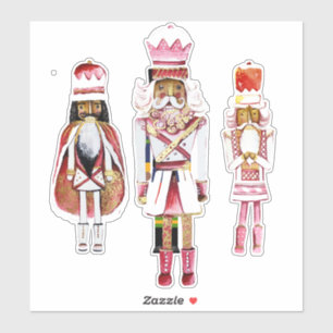 Black Nutcracker Custom-Cut Vinyl Sticker