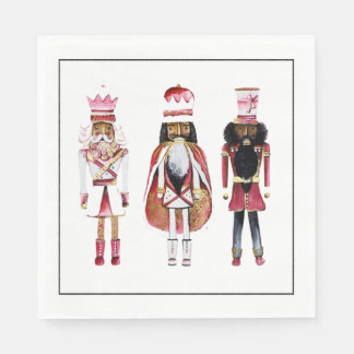 Black Nutcracker Paper Napkin