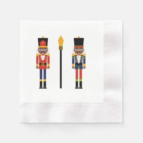 Black Nutcracker Paper Napkin