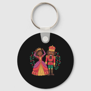Black Nutcracker Sugar Plum Fairy Kwanzaa African  Keychain