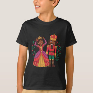 Black Nutcracker Sugar Plum Fairy Kwanzaa African  T-Shirt