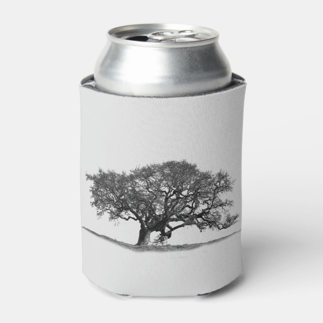 BLACK OAK TREE CAN COOLER (Can Front)