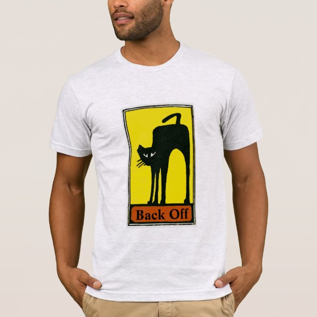 Black Off, add text Adult  T-Shirt (Front)