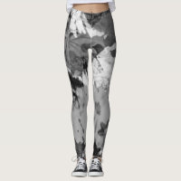 black oil slick womens leggings