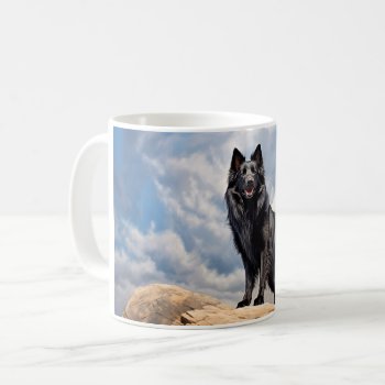 Black Old German Shepherd Dog  Coffee Mug by petsArt at Zazzle
