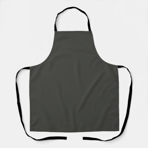 Black olive solid color  apron
