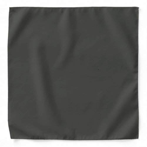 Black olive solid color  bandana