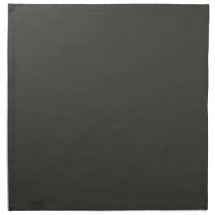 Black olive (solid color)  cloth napkin