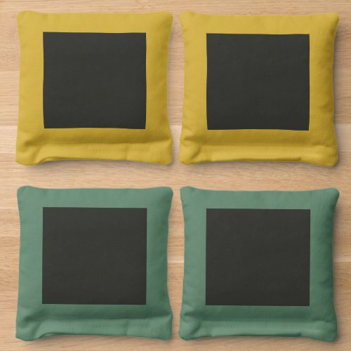 Black olive solid color  cornhole bags
