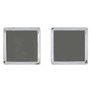 Black olive (solid color) cufflinks