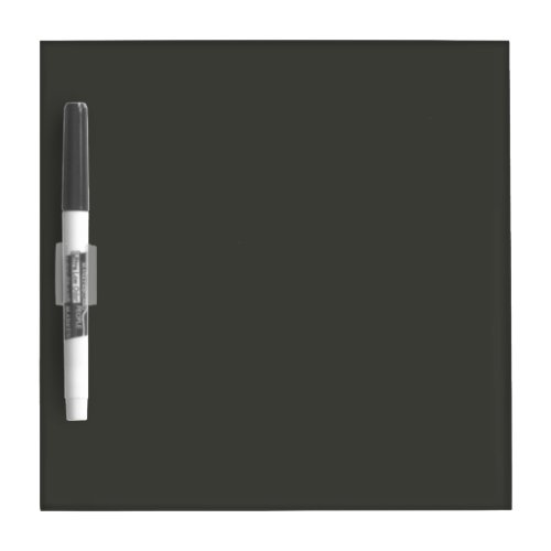 Black Olive Solid Color Dry Erase Board