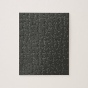Black olive (solid color) jigsaw puzzle