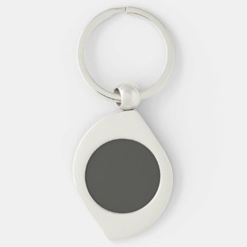 Black Olive (solid Color)  Keychain by MimsArt at Zazzle
