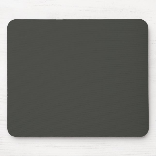 Black olive (solid color)  mouse pad (Front)