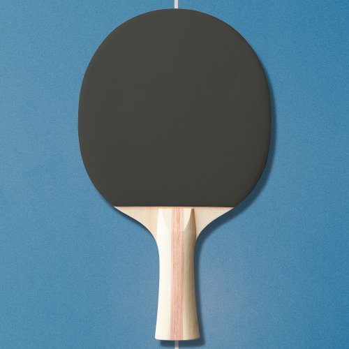 Black Olive Solid Color Ping Pong Paddle