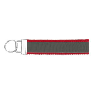 Black olive (solid color)  wrist keychain