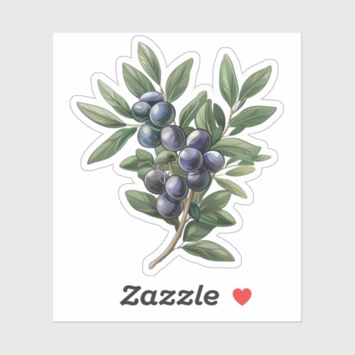 Black Olive Sticker