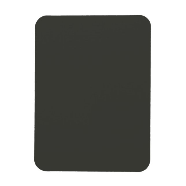 Black Olive Top Solid Color Magnet (Vertical)