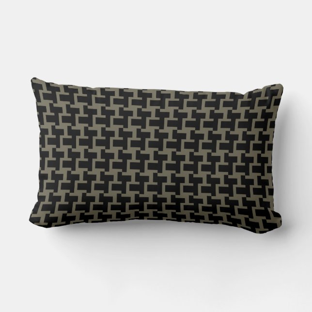 Black Olivesens Lumbar Pillow (Back)