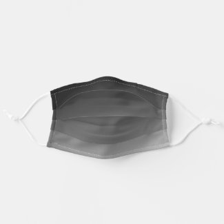 Black Ombre Cloth Face Mask