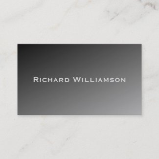 Black Ombre Modern Professional