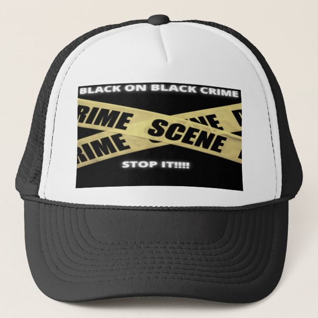 Black On Black Crime Hats (Front)