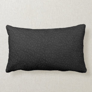 Black on black solid color pattern pillow