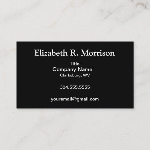 Black on White Damask Business Card Templates