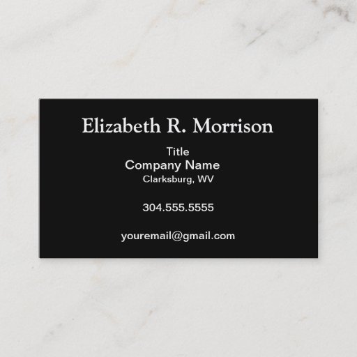 Customizable Black on White Damask Business Card Templates