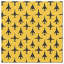 Black on Yellow B-1 Spirit Bomber Pattern Fabric
