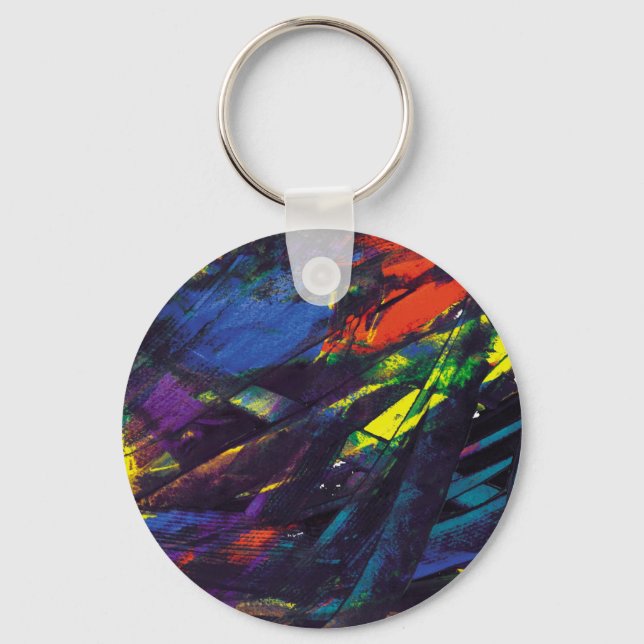 Black Opal Keychain (Front)
