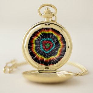 Black Opal Tie Dye,   Pocket Watch