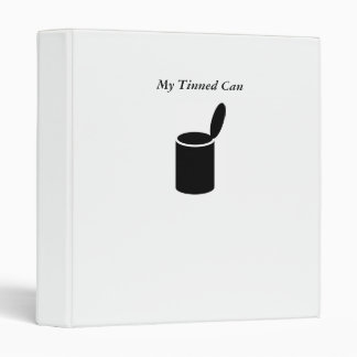 Black Opened Tin, My Tinned Can Binder