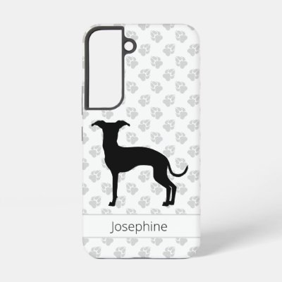 Black (Or Any Other Color) Iggy Silhouette &amp; Name Samsung Galaxy S22 Case