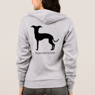 Black (Or Any Other Color) Iggy Silhouette & Text Hoodie