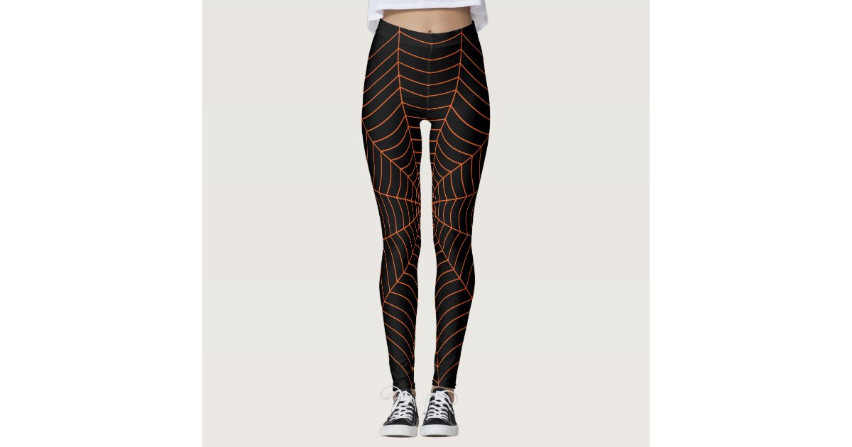 Halloween Cobweb Pattern Tights