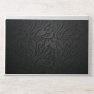 black ornaments texture marble  HP EliteBook 840 G Laptop Skin