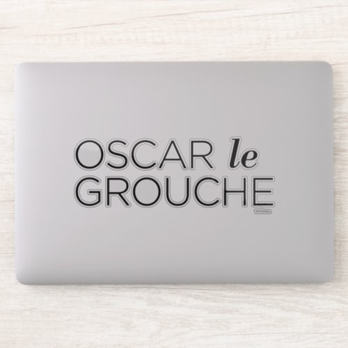 Black Oscar le Grouche Sticker