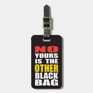 Black Other Black Bag Luggage Tag