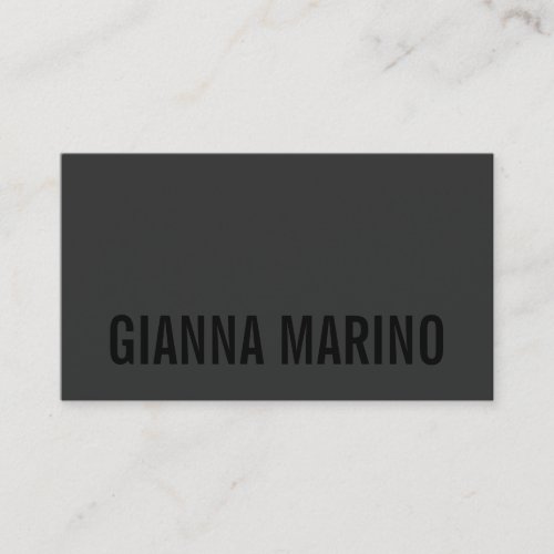 BLACK OUT BUSINESS CARD