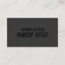 Black Out Makeup Artist | Business Cards