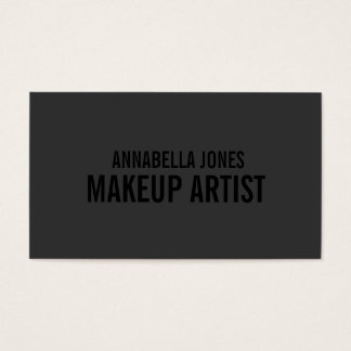Black Out Makeup Artist | Business Cards