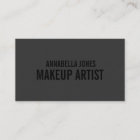 Black Out Makeup Artist | Business Cards