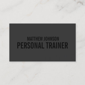 Black Out Trainer | Business Cards