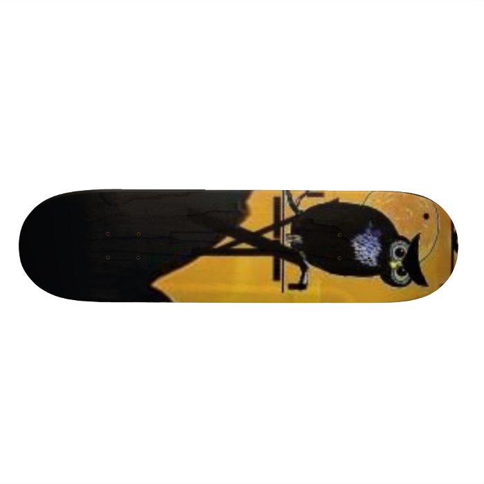 Black Owl Skateboard