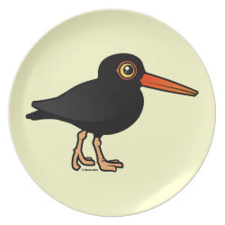Black Oystercatcher Plate