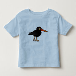 Black Oystercatcher Toddler Fine Jersey T-Shirt
