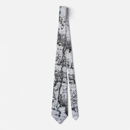 black paint drip on concrete neck tie