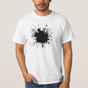 Black Paint Splatter Tee