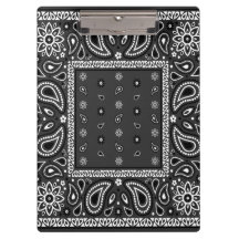 Black Paisley Bandana Birthday Hip Hop Rap Scarf